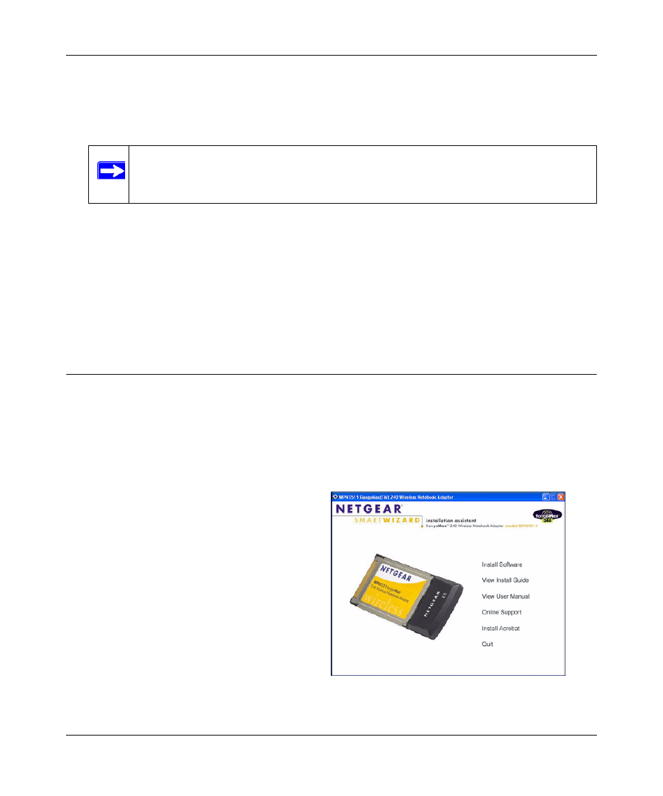 Basic installation instructions, For windows xp users installing a wpnt511, Basic installation instructions -3 | For windows xp users installing a wpnt511 -3 | NETGEAR WPNT511 User Manual | Page 17 / 56