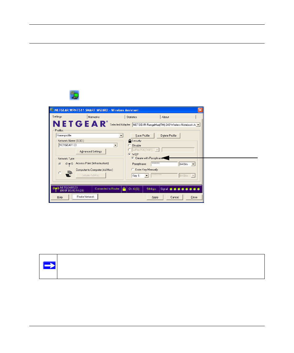 Wep encryption security, Wep encryption security -11 | NETGEAR WPNT511 User Manual | Page 39 / 56