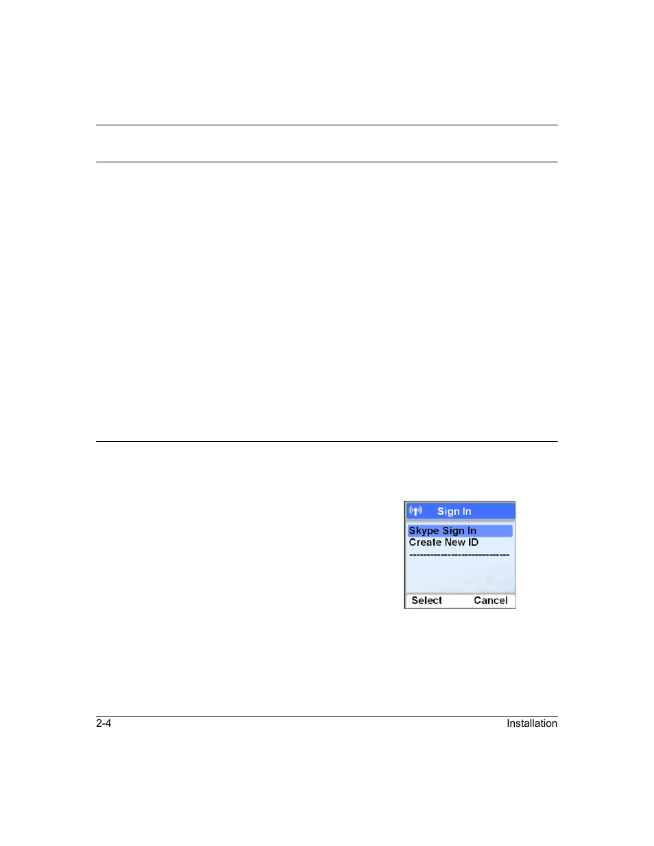 Setting up the handset, Signing in to skype, Setting up the handset -4 signing in to skype -4 | NETGEAR SPH200D User Manual | Page 30 / 80