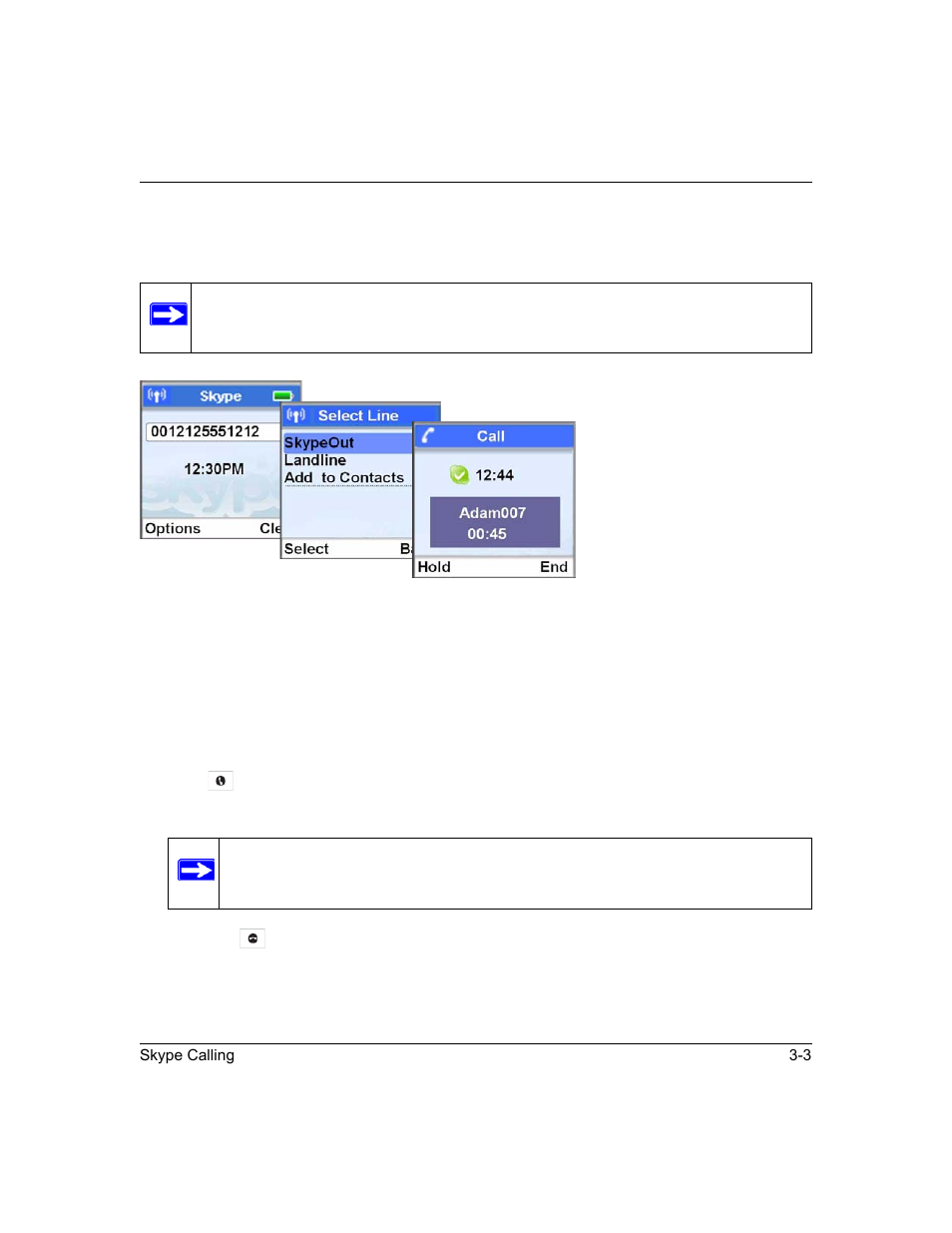 Making a skypeout call, Making a skypeout call -3 | NETGEAR SPH200D User Manual | Page 35 / 80