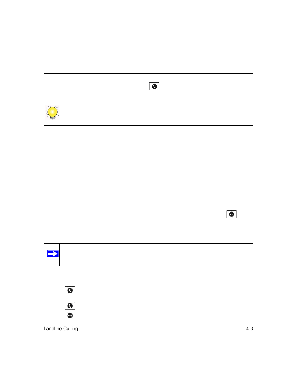 Receiving calls, Auto answer, Turning off the ringer during a call | Answering a second landline call during a call, Receiving calls -3 | NETGEAR SPH200D User Manual | Page 47 / 80