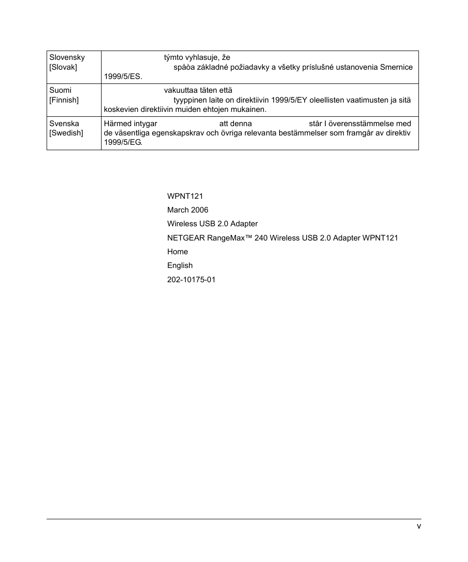NETGEAR RangeMax 240 Wireless MIMO USB 2.0 Adapter WPNT121 User Manual | Page 5 / 48