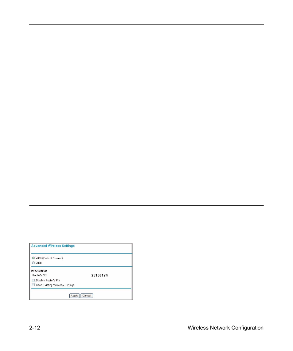 Advanced wireless settings, Advanced wireless settings -12 | NETGEAR MBR624GU User Manual | Page 40 / 106