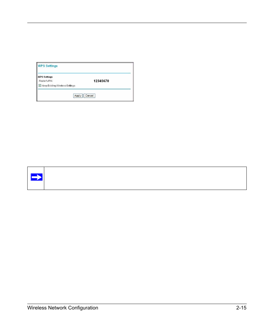 Using pin entry to add a wps client, Using pin entry to add a wps client -15, Pin method, see | Using pin entry to add a | NETGEAR MBR624GU User Manual | Page 43 / 106