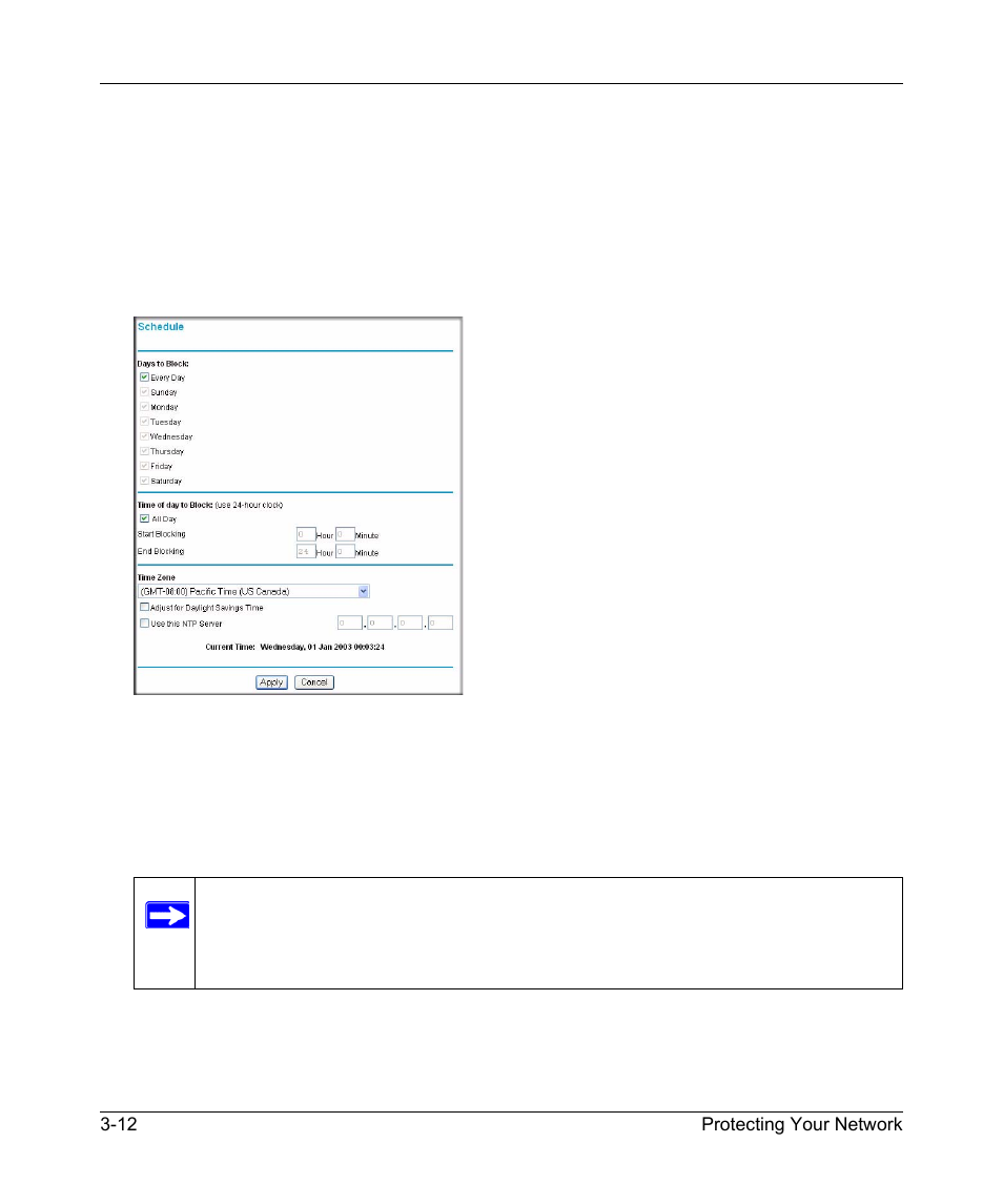 Setting your time zone, Setting your time zone -12 | NETGEAR MBR624GU User Manual | Page 58 / 106