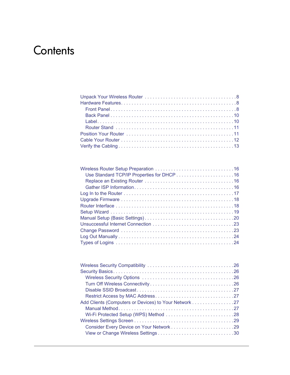 NETGEAR N750 Wireless Dual Band Gigabit Router WNDR4000 User Manual | Page 3 / 104