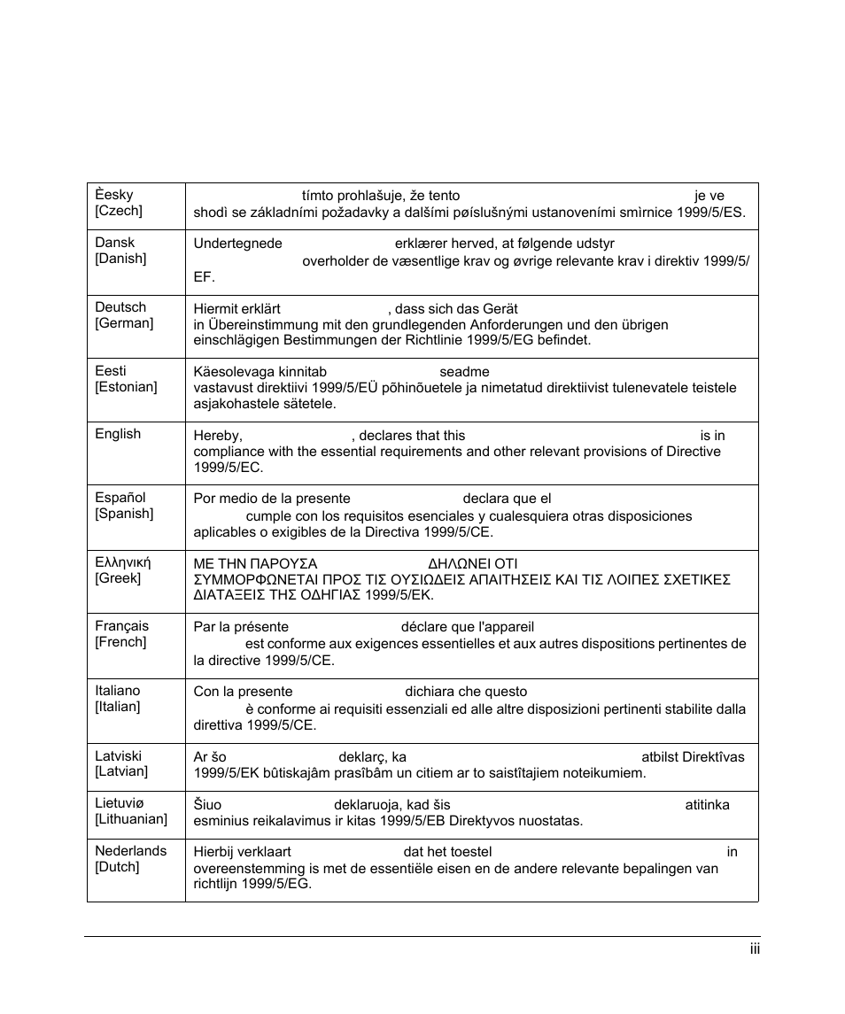 European union statement of compliance | NETGEAR DM111P User Manual | Page 3 / 6