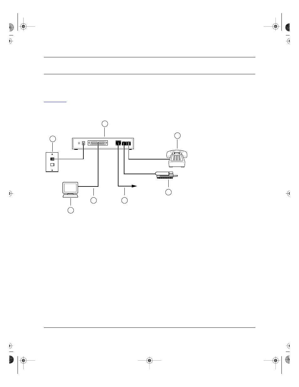 Installing the modem, Installing the modem -2, Figure 3-1 | Model xm128u modem connections -2 | NETGEAR XM128U User Manual | Page 18 / 42