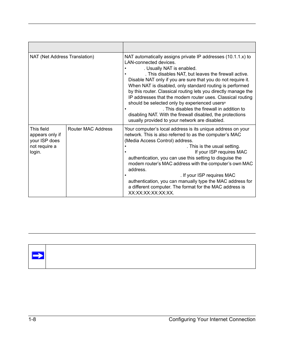 Configuring adsl settings, Configuring adsl settings -8 | NETGEAR DGND3300 User Manual | Page 22 / 118