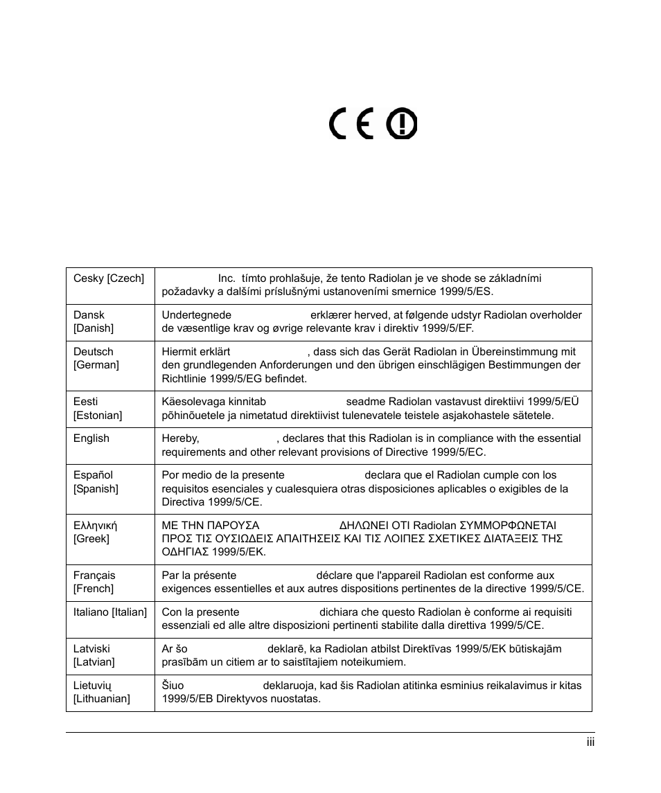 Europe – eu declaration of conformity | NETGEAR DGND3300 User Manual | Page 3 / 118