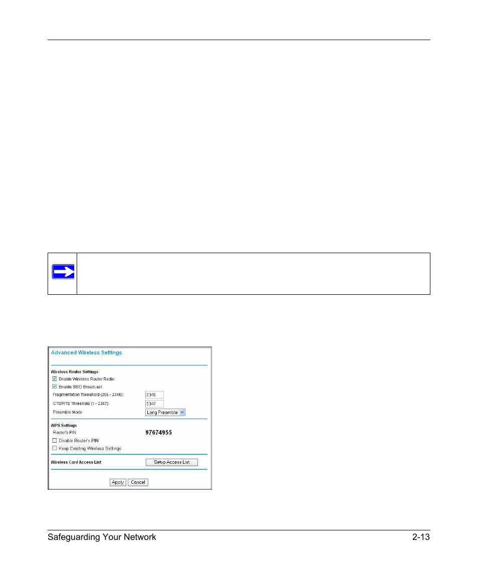 Configuring advanced wps settings, Configuring advanced wps settings -13 | NETGEAR DGND3300 User Manual | Page 37 / 118