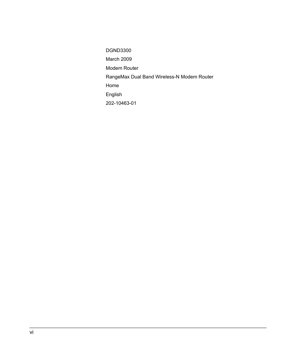Product and publication details | NETGEAR DGND3300 User Manual | Page 6 / 118