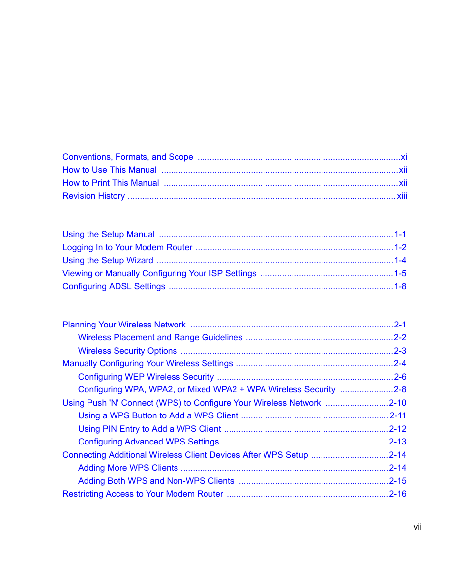 NETGEAR DGND3300 User Manual | Page 7 / 118