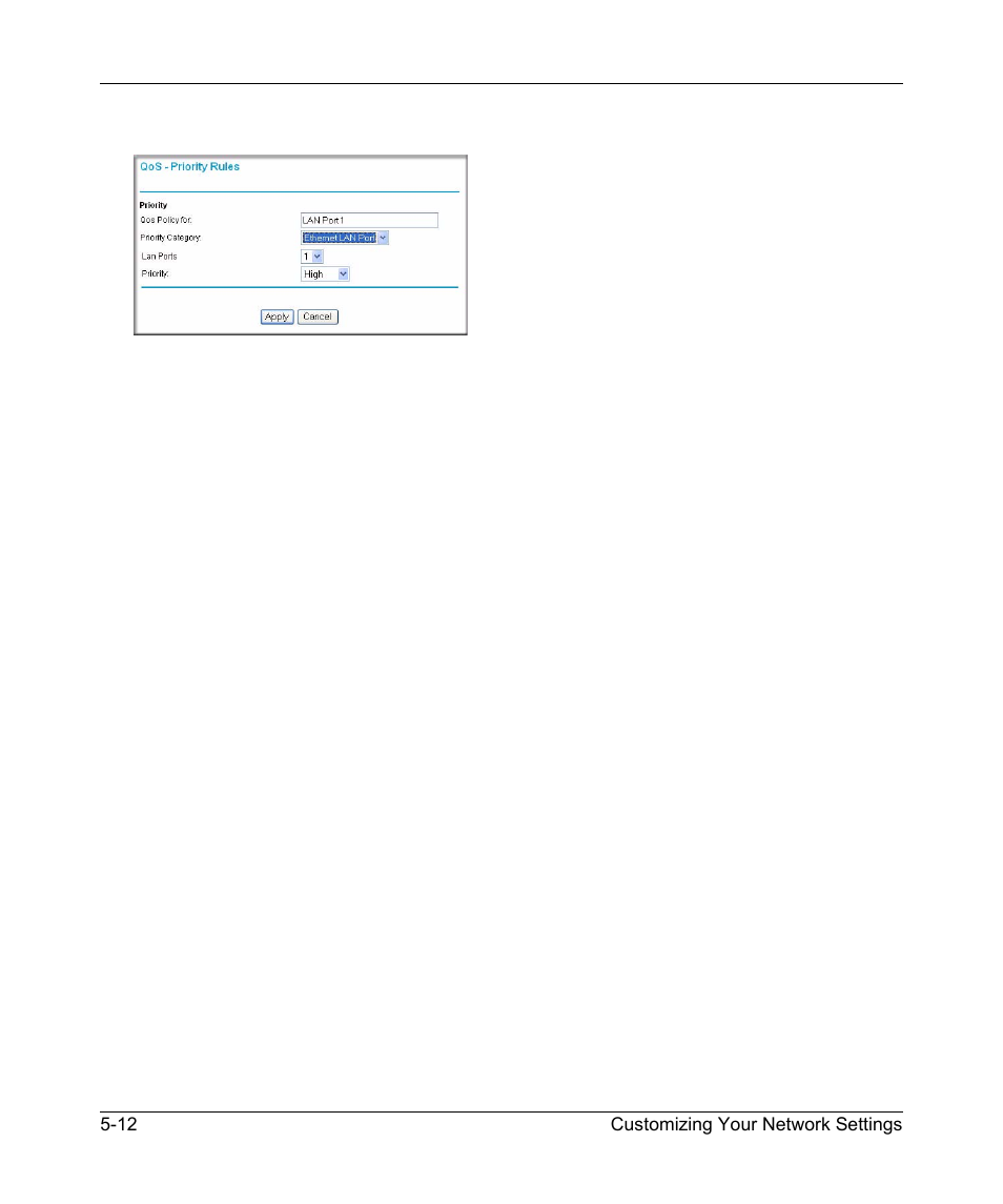 Ss, see, Qos for a mac address” on | NETGEAR DGND3300 User Manual | Page 82 / 118