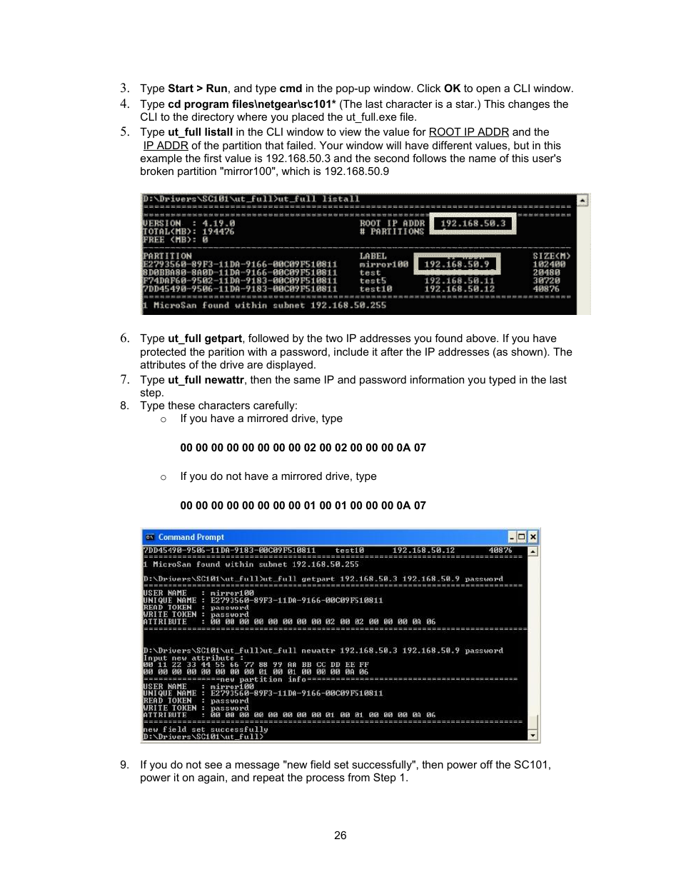 NETGEAR SC101 User Manual | Page 26 / 29