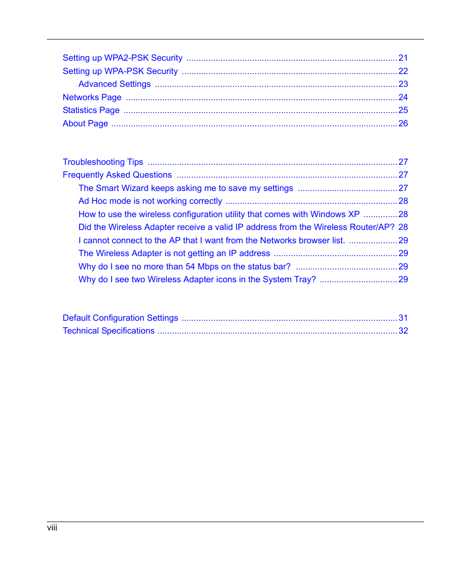 NETGEAR RangeMax Next Wireless Notebook Adapter WN511B User Manual | Page 8 / 42