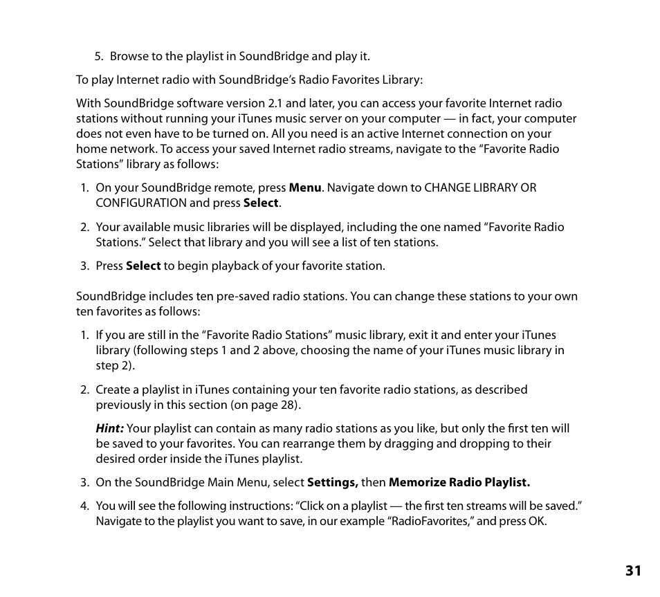 NETGEAR Music Player User Manual | Page 33 / 70