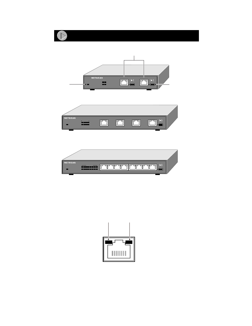 Product illustration, Fast ethernet vista ports with built-in leds, Link led fdx led | 8724eb, 8899fa | NETGEAR FS102 User Manual | Page 4 / 17