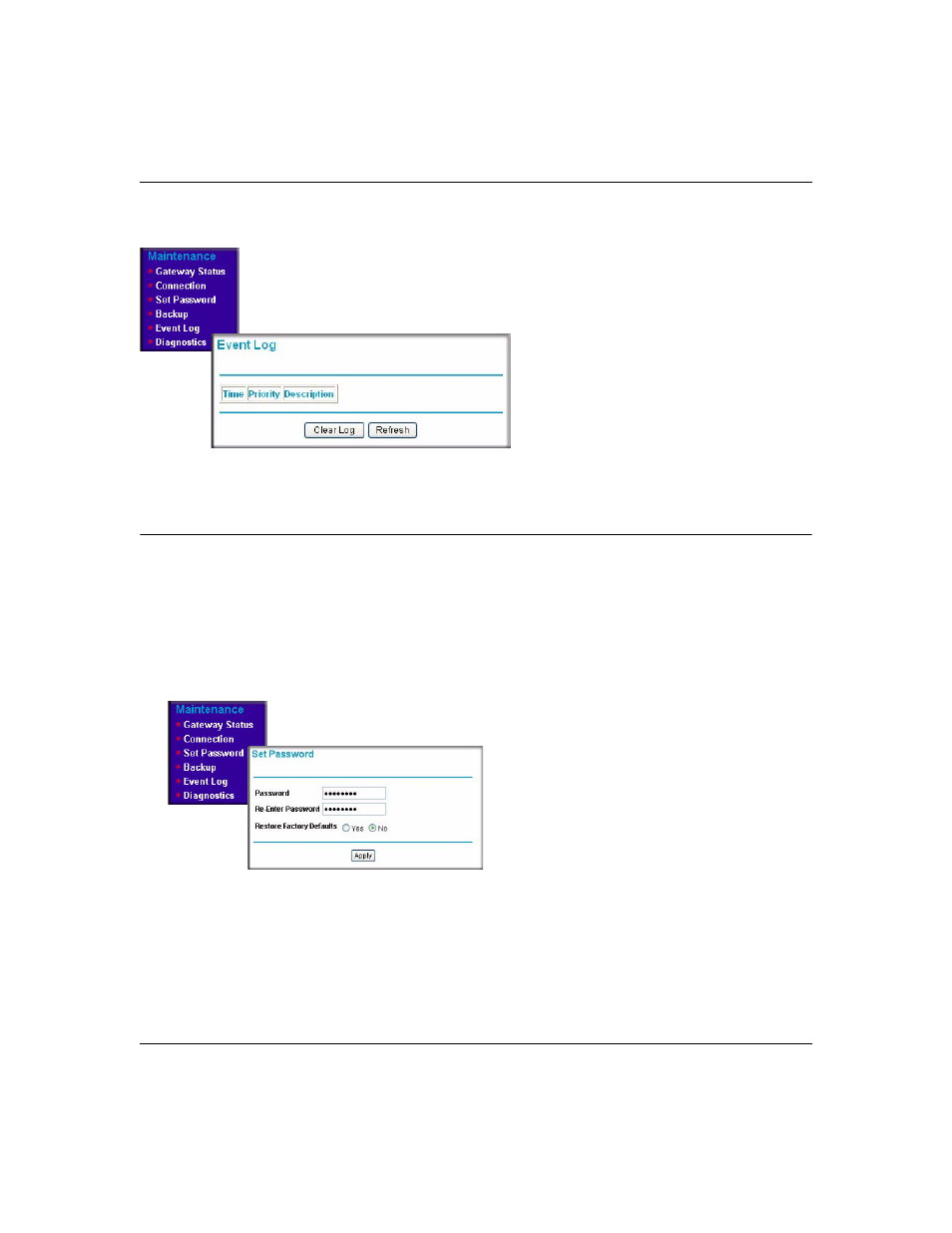 Restoring factory default configuration settings | NETGEAR CVG824G User Manual | Page 60 / 80