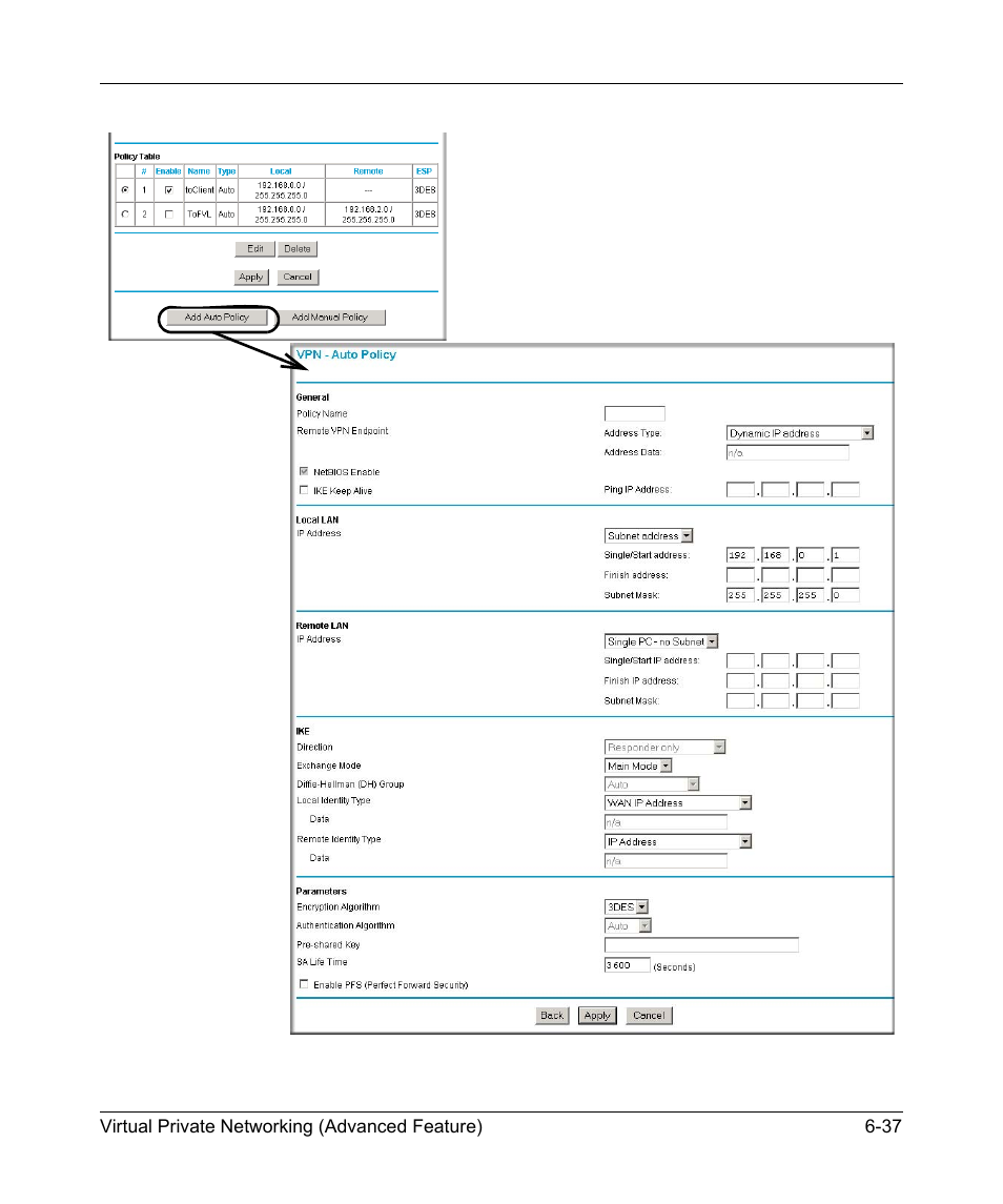 Figure 6-41 | NETGEAR ADSL Modem Router DG834 v3 User Manual | Page 111 / 168
