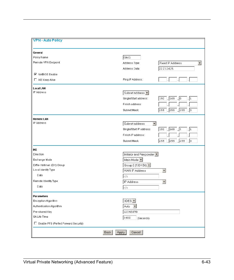 NETGEAR ADSL Modem Router DG834 v3 User Manual | Page 117 / 168
