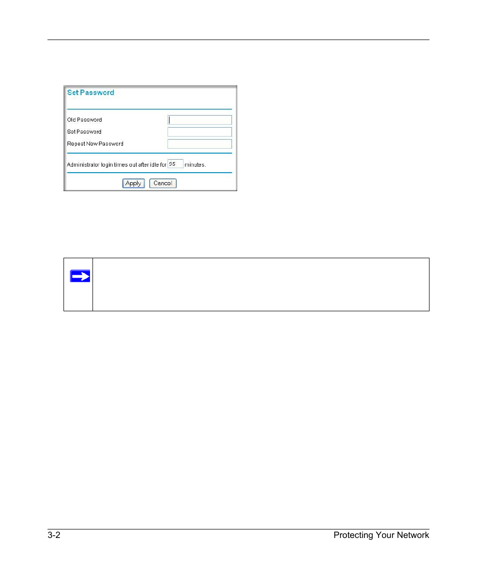 Changing the administrator login timeout, Changing the administrator login timeout -2 | NETGEAR ADSL Modem Router DG834 v3 User Manual | Page 24 / 168