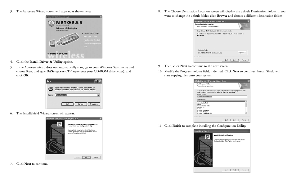 NETGEAR 2.4 GHz MA111 User Manual | Page 3 / 15