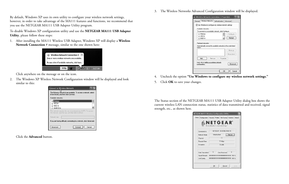NETGEAR 2.4 GHz MA111 User Manual | Page 6 / 15