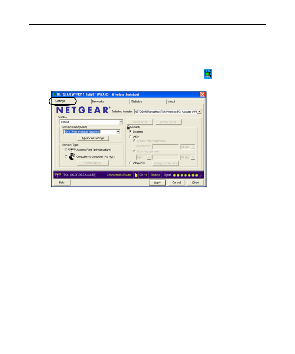 How to configure wep encryption security | NETGEAR WPN311 User Manual | Page 40 / 87