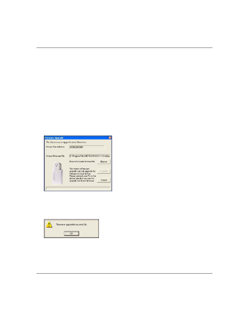 Upgrading firmware, Upgrading firmware -6 | NETGEAR HDX111 User Manual | Page 24 / 38