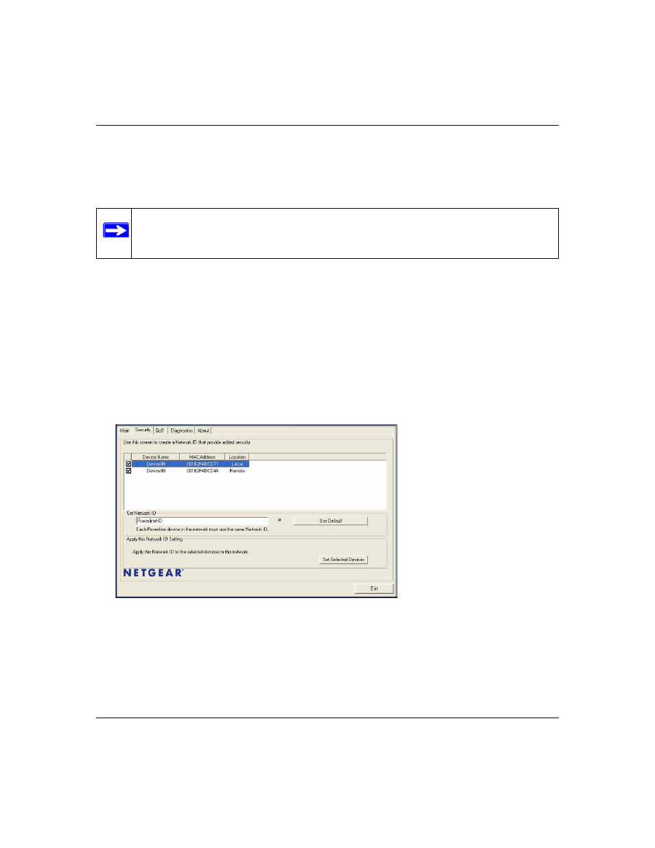Specifying your powerline network id, Specifying your powerline network id -9, Specifying your | NETGEAR HDX111 User Manual | Page 27 / 38