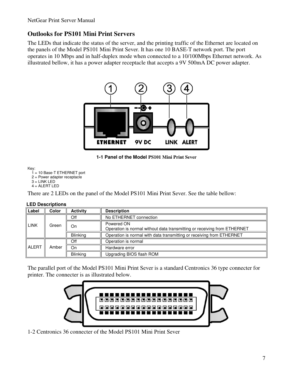 Outlooks for ps101 mini print servers | NETGEAR PS100 User Manual | Page 16 / 142