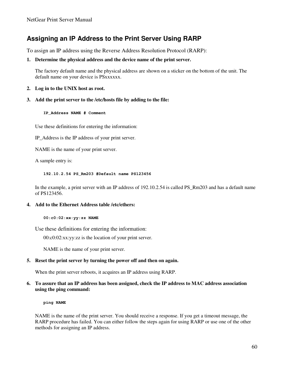 NETGEAR PS100 User Manual | Page 69 / 142