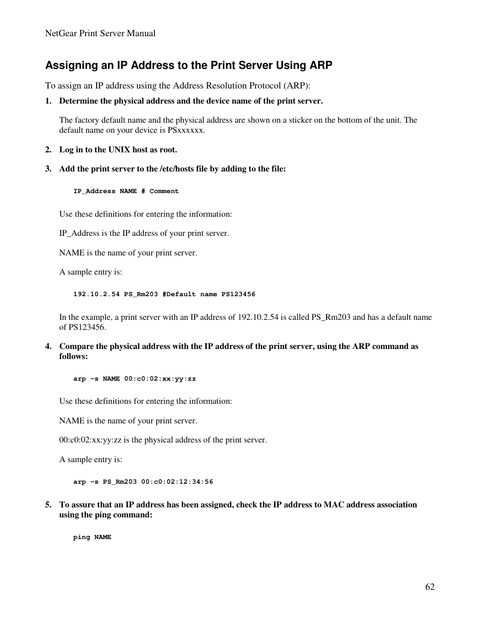 NETGEAR PS100 User Manual | Page 71 / 142