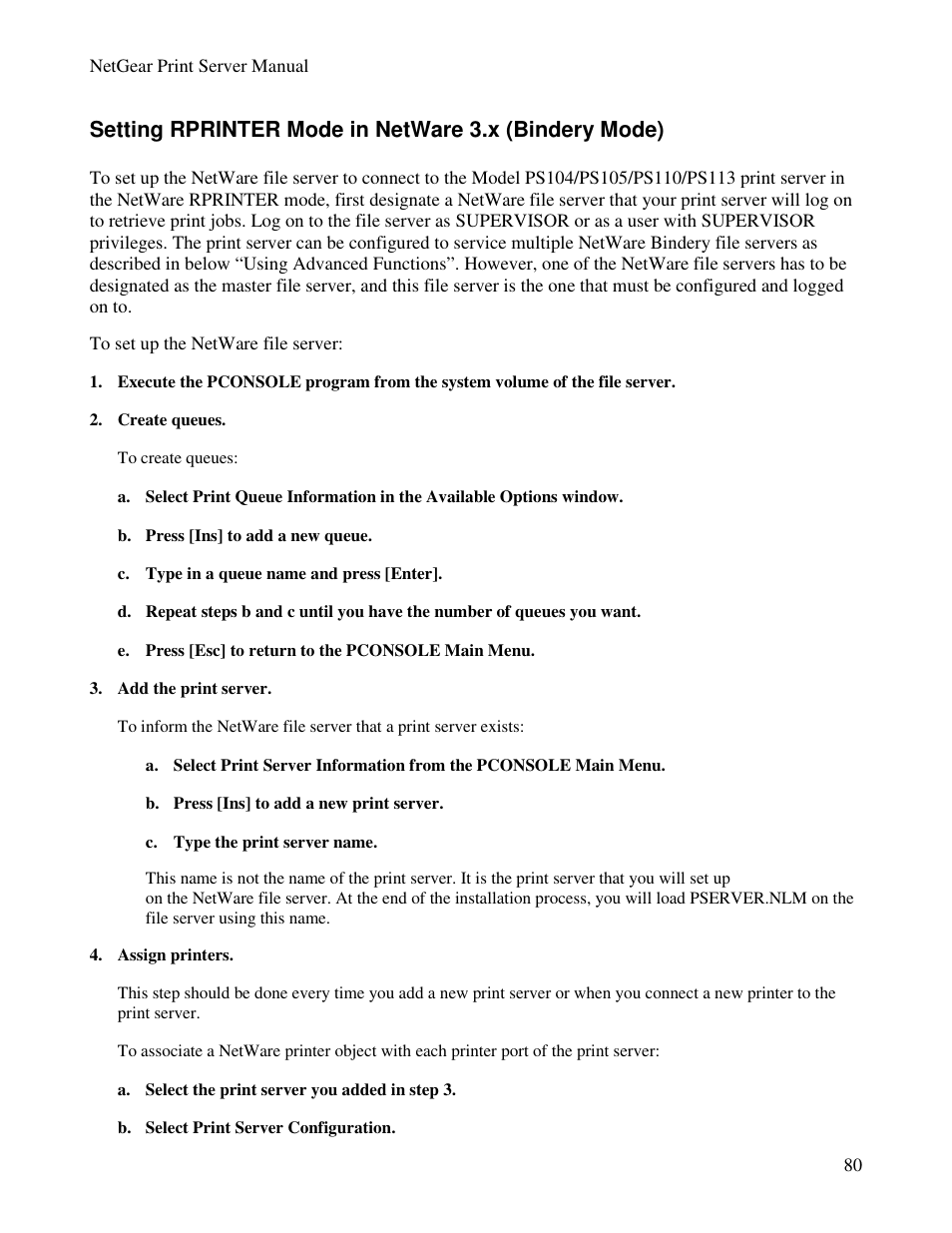 NETGEAR PS100 User Manual | Page 89 / 142