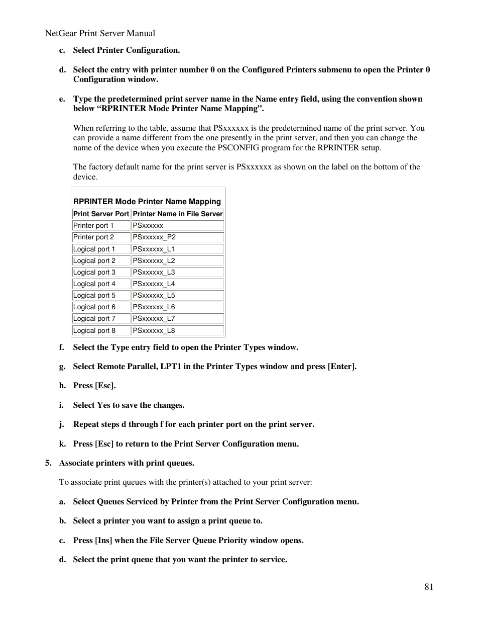 NETGEAR PS100 User Manual | Page 90 / 142