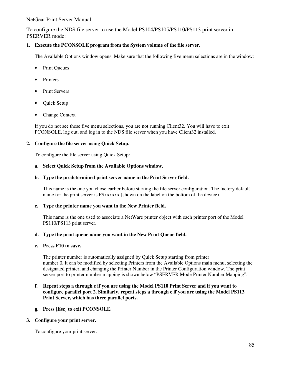 NETGEAR PS100 User Manual | Page 94 / 142