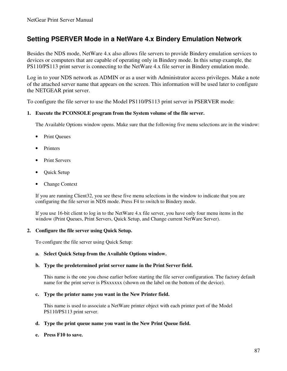 NETGEAR PS100 User Manual | Page 96 / 142
