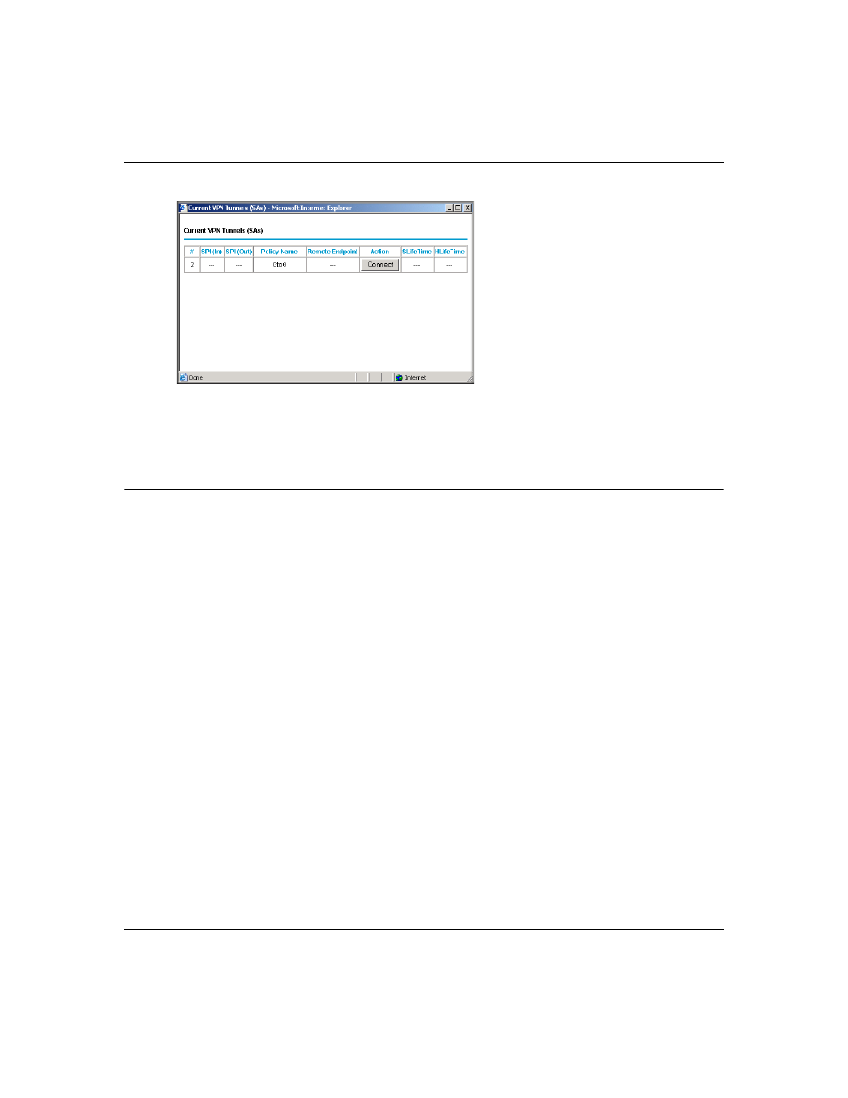 Vpn tunnel control, Activating a vpn tunnel, Vpn tunnel control -27 | Activating a vpn tunnel -27, Figure 7-29 | NETGEAR ADSL Firewall Router DG834 User Manual | Page 117 / 236