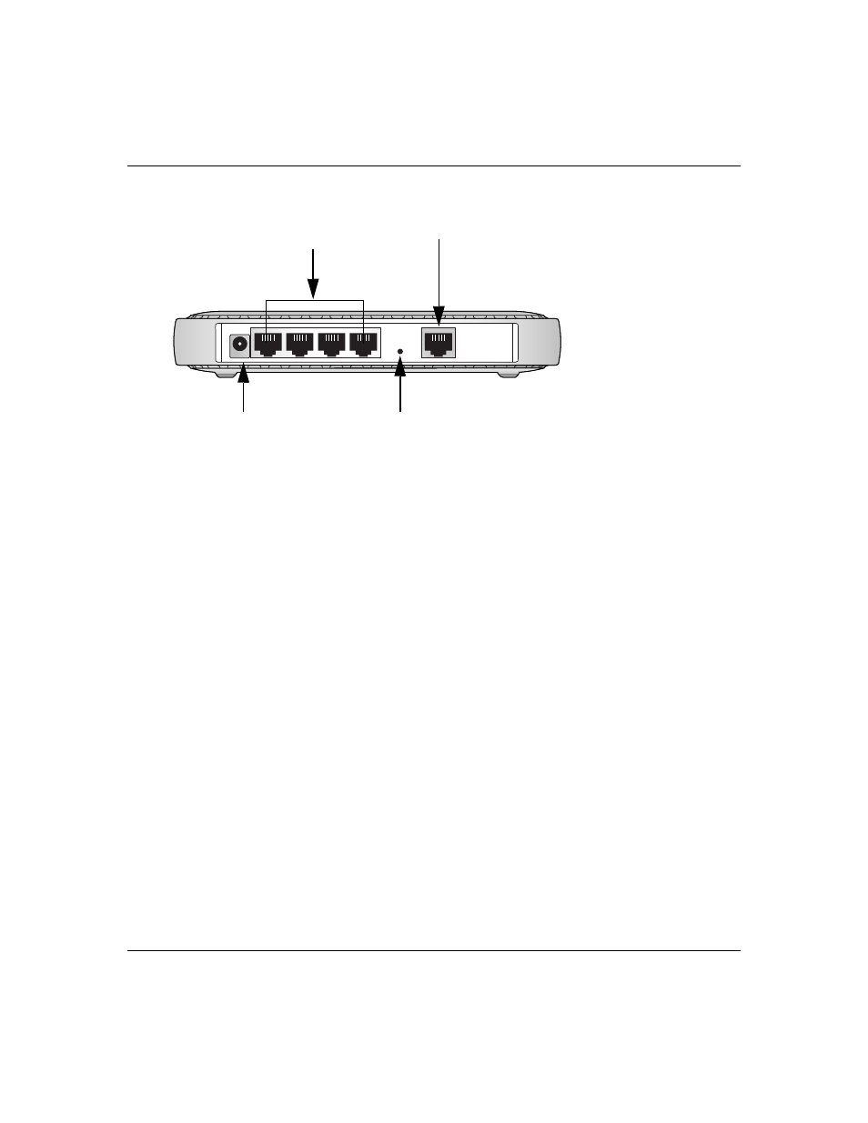 Figure 2-2, Contains port conne | NETGEAR ADSL Firewall Router DG834 User Manual | Page 23 / 236