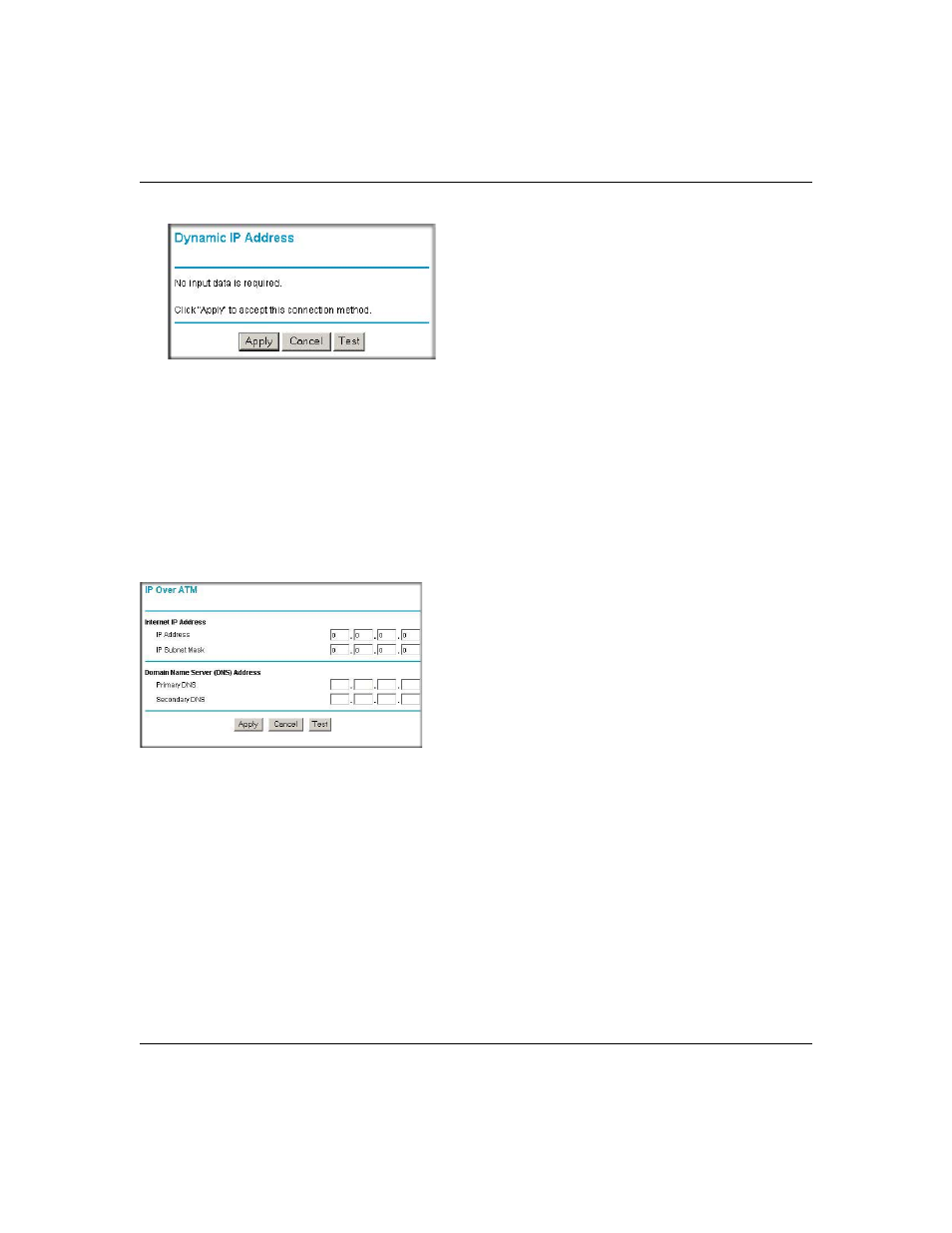 Wizard-detected ip over atm account setup, Wizard-detected ip over atm account setup -12 | NETGEAR ADSL Firewall Router DG834 User Manual | Page 36 / 236