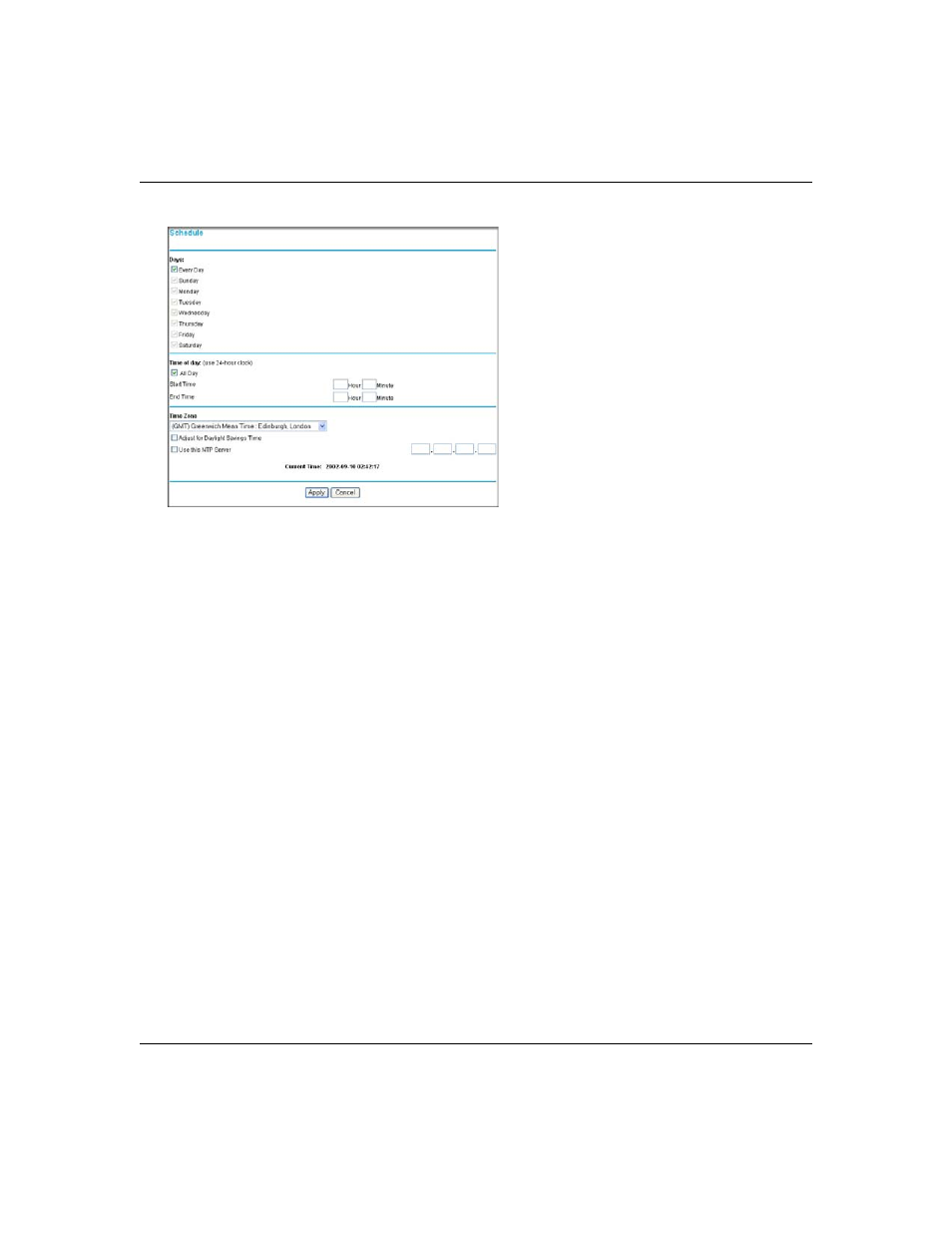 How to schedule firewall services, How to schedule firewall services -14 | NETGEAR ADSL Firewall Router DG834 User Manual | Page 58 / 236