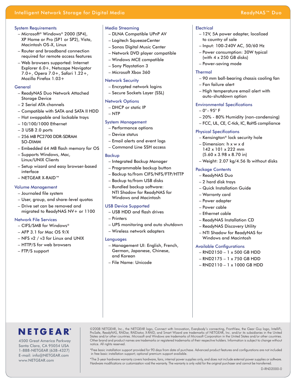 NETGEAR Cable Box User Manual | Page 2 / 2