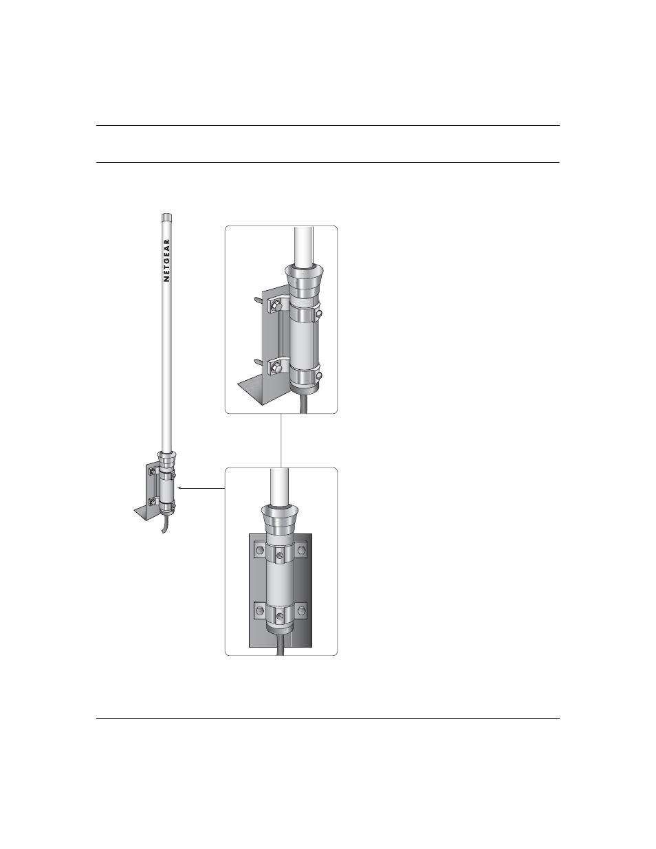 Flat surface mount configuration, Flat surface mount configuration -4 | NETGEAR ANT2409 User Manual | Page 10 / 26