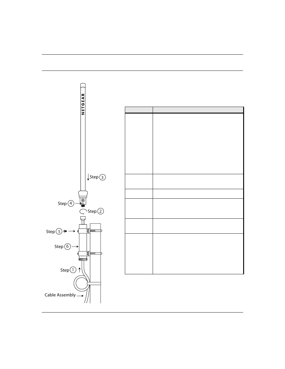 First, assemble and mount the antenna, First, assemble and mount the antenna -2 | NETGEAR ANT2409 User Manual | Page 14 / 26