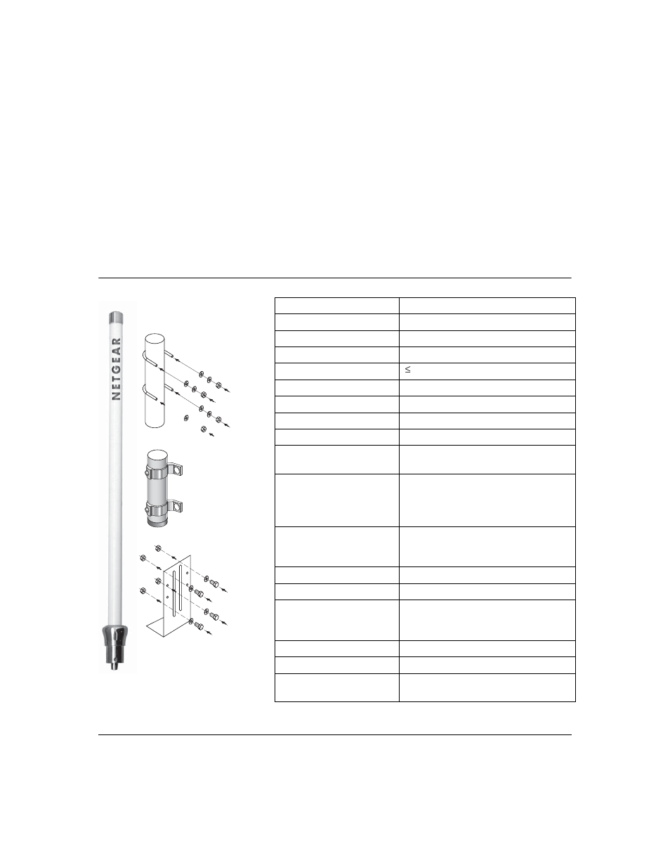 Chapter 3 specifications, Chapter 3, Specifications | NETGEAR ANT2409 User Manual | Page 19 / 26