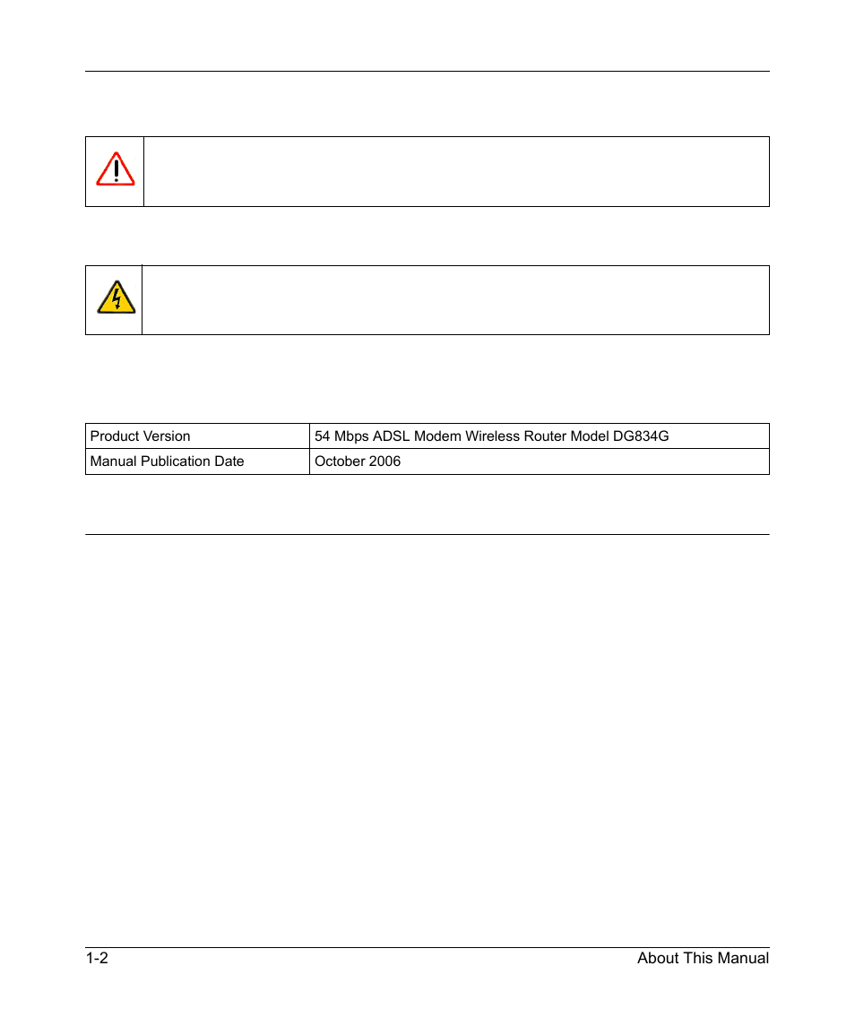 How to print this manual, How to print this manual -2 | NETGEAR ADSL MODEM WIRELESS DG834G User Manual | Page 14 / 204