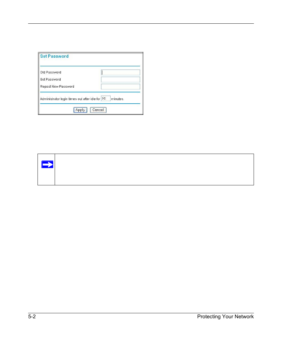 Changing the administrator login timeout, Changing the administrator login timeout -2 | NETGEAR ADSL MODEM WIRELESS DG834G User Manual | Page 62 / 204