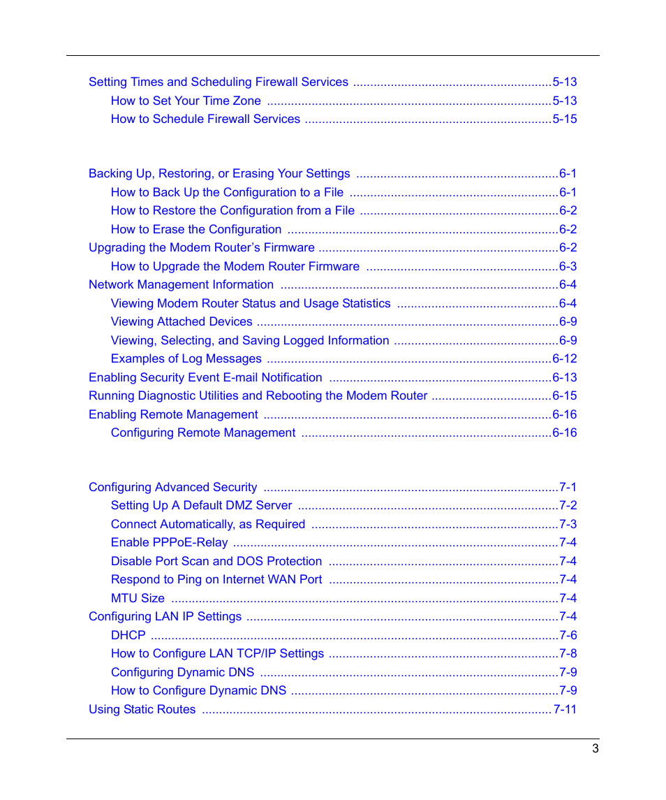 NETGEAR ADSL MODEM WIRELESS DG834G User Manual | Page 9 / 204