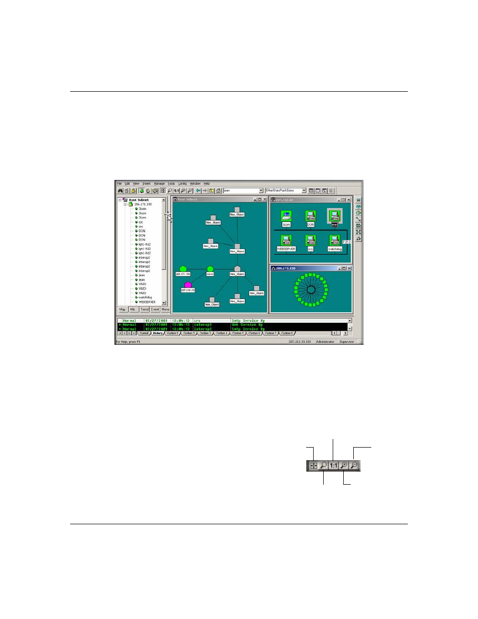 Using map view windows, Using map view windows -2 | NETGEAR NMS100 User Manual | Page 22 / 69